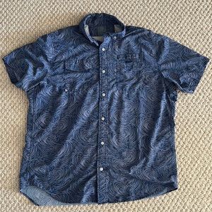 Vineyard Vines Short-Sleeve Harbor Shirt, performance shirt, mens large